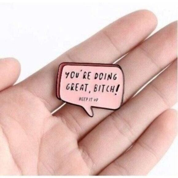 Youre Doing Great B Enamel Pin Bundle - Picture 1 of 1